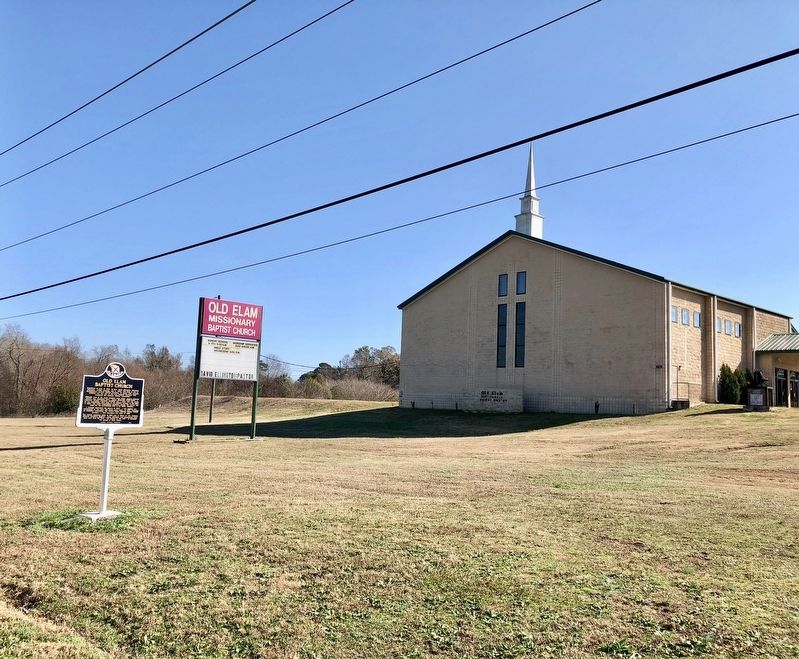 Old Elam Baptist Church. Click for full size. Old Elam Baptist Church image. Click for full size.