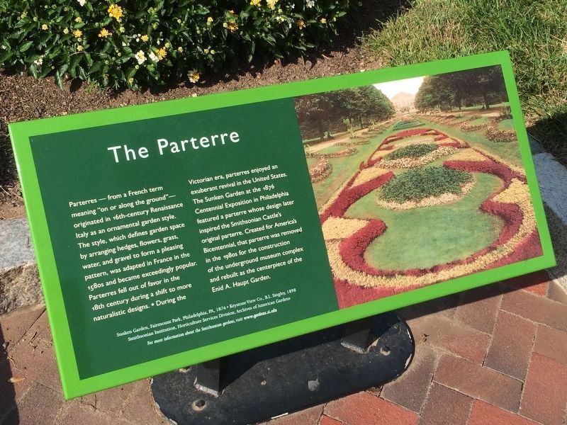 The Parterre Marker image. Click for full size.