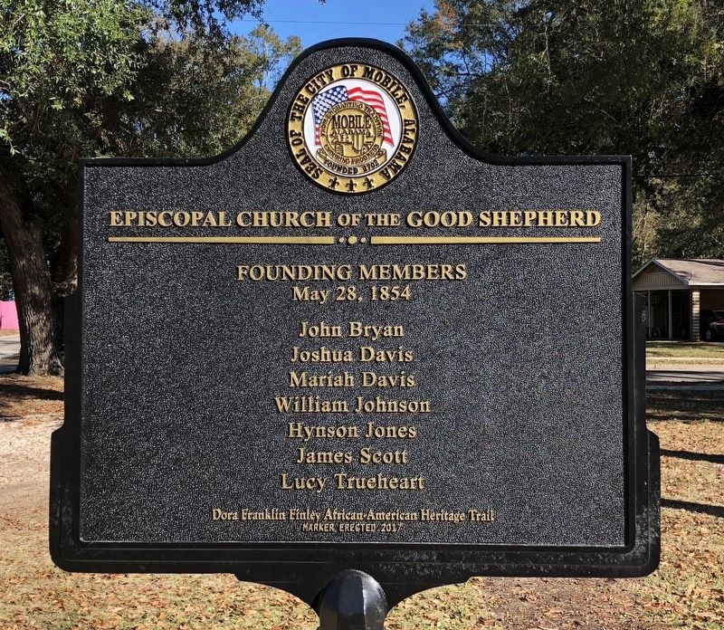 Founding Members Marker (rear) image. Click for full size.