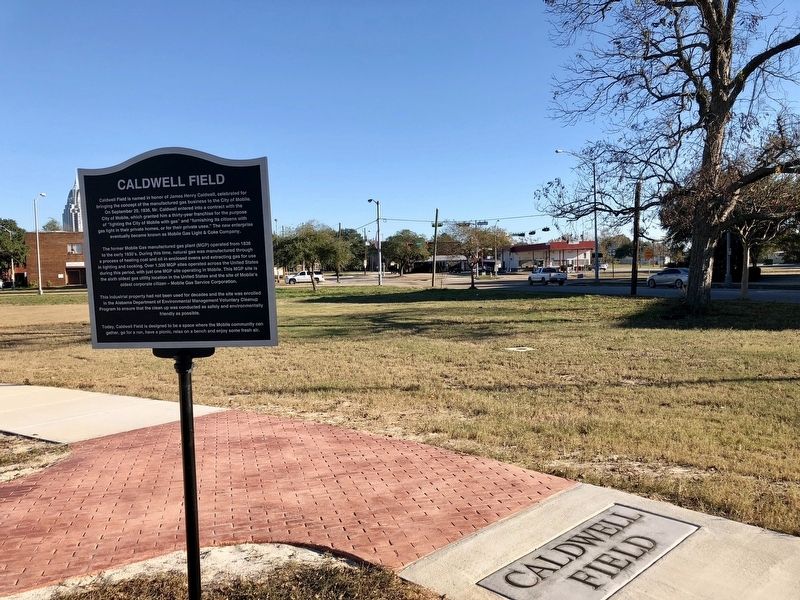 View of marker towards the intersection of Broad Street and Martin Luther King Jr Avenue. image. Click for full size.