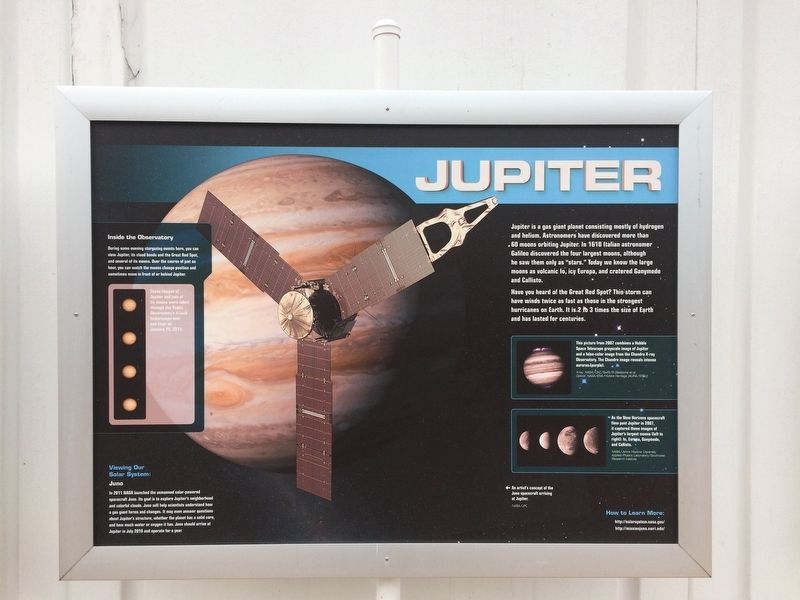 Jupiter Marker. Click for full size. Jupiter Marker image. Click for full size.