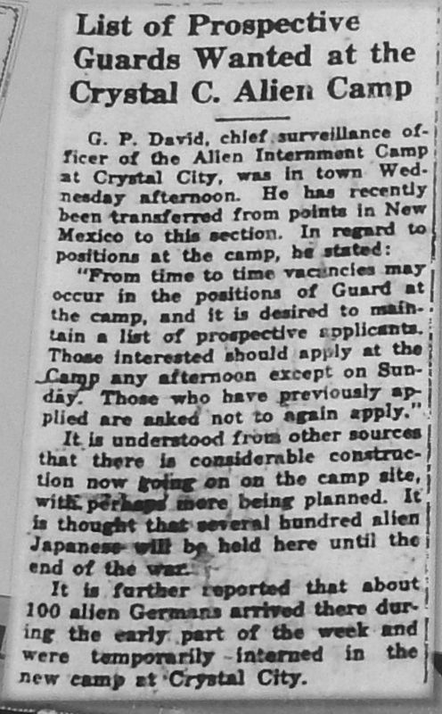 Marker detail: employment article. Click for full size. Marker detail: employment article image. Click for full size.
