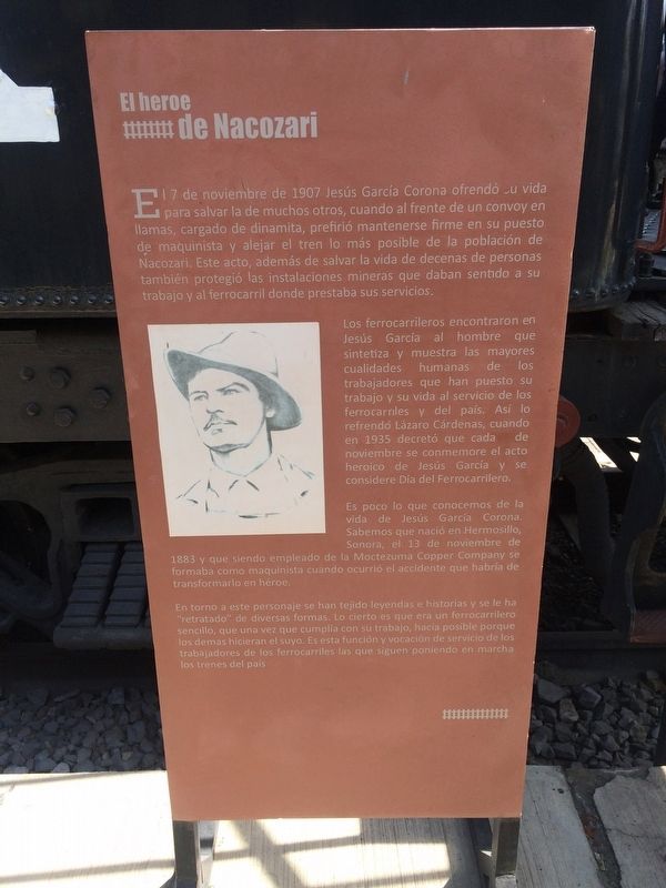 The Hero of Nacozari Marker. Click for full size. The Hero of Nacozari Marker image. Click for full size.