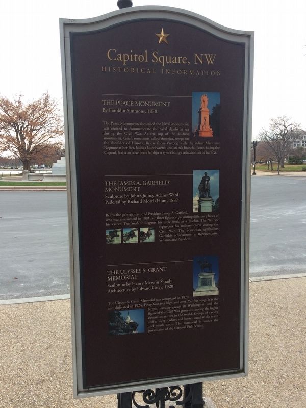 Capitol Square, NW Marker. Click for full size. Capitol Square, NW Marker image. Click for full size.