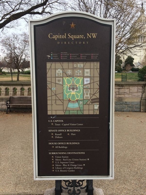 Capitol Square, NW Marker image. Click for full size.