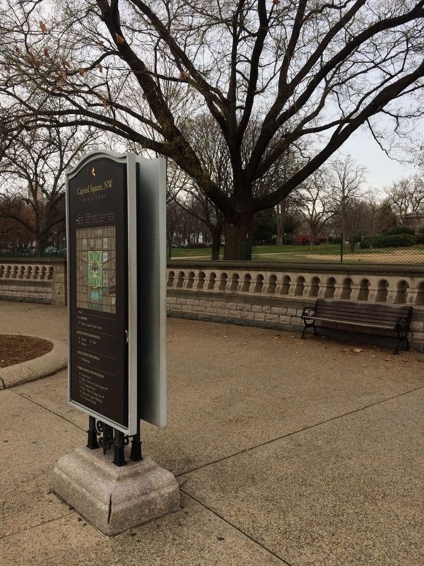 Capitol Square, NW Marker. Click for full size. Capitol Square, NW Marker image. Click for full size.