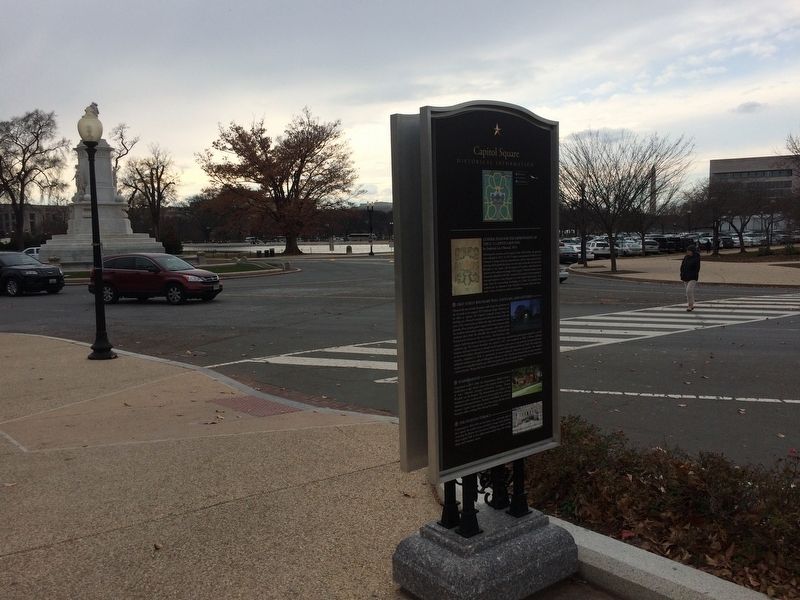 Capitol Square Marker. Click for full size. Capitol Square Marker image. Click for full size.