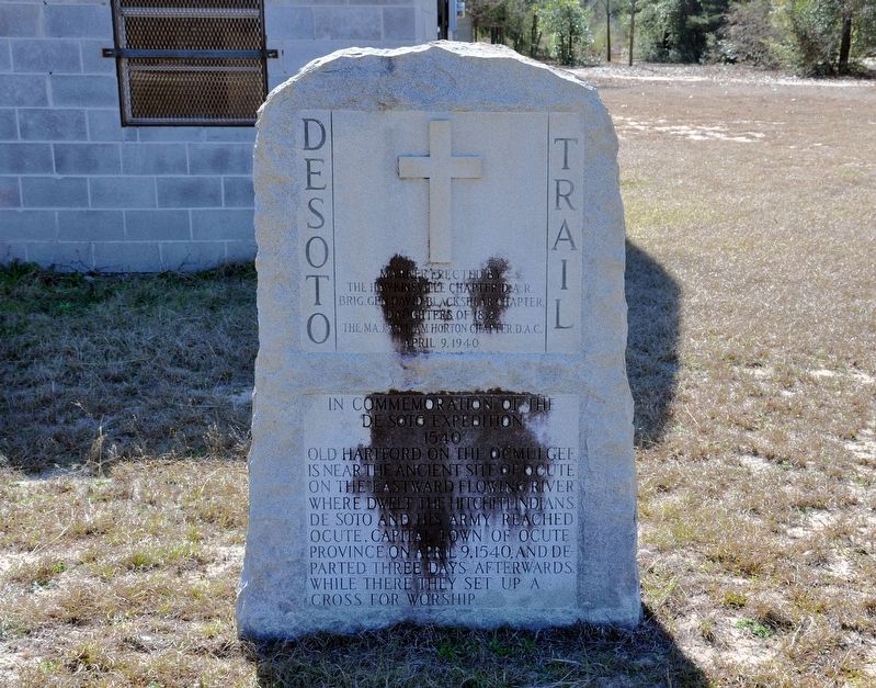 De Soto Trail Marker. Click for full size. De Soto Trail Marker image. Click for full size.