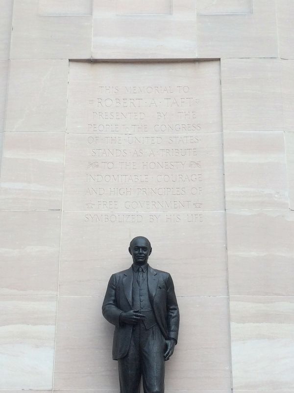 Robert A Taft Marker image. Click for full size.