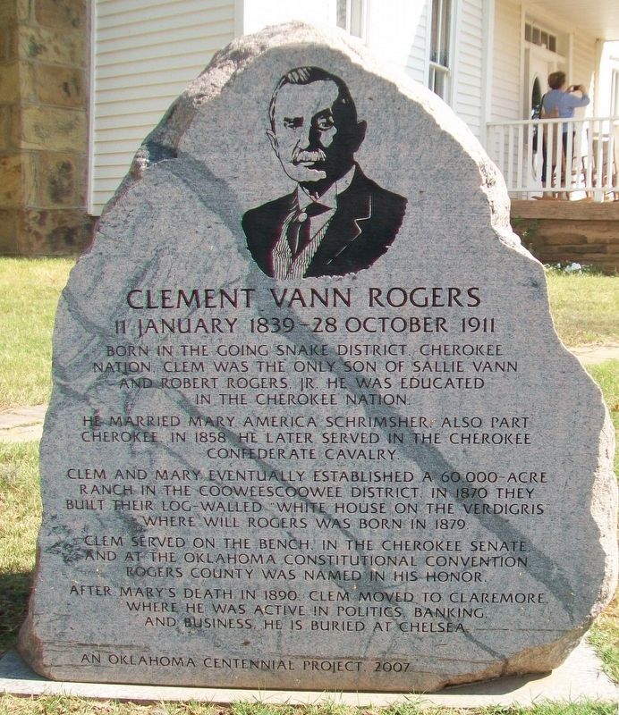 Clement Vann Rogers Marker image. Click for full size.