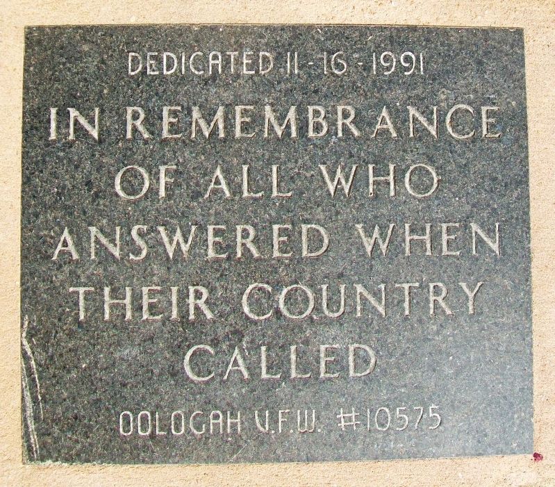 Veterans Memorial Marker image. Click for full size.