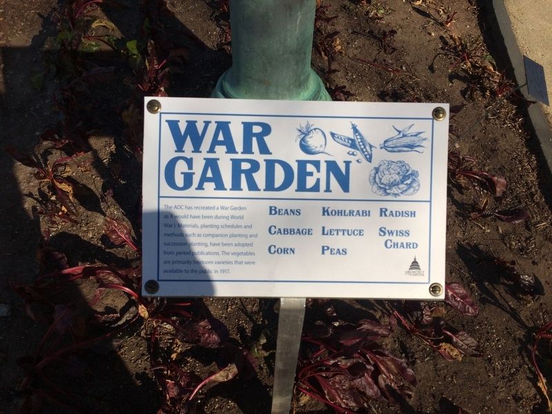 War Garden Marker. Click for full size. War Garden Marker image. Click for full size.