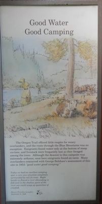 Good Water Good Camping panel image. Click for full size.