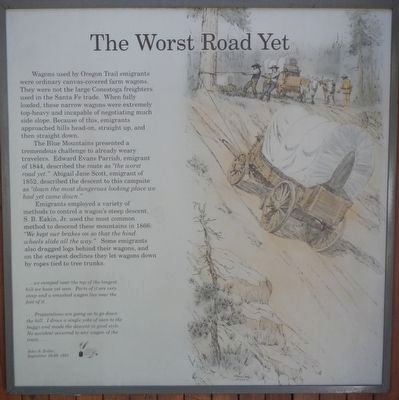 The Worst Road Yet panel image. Click for full size.