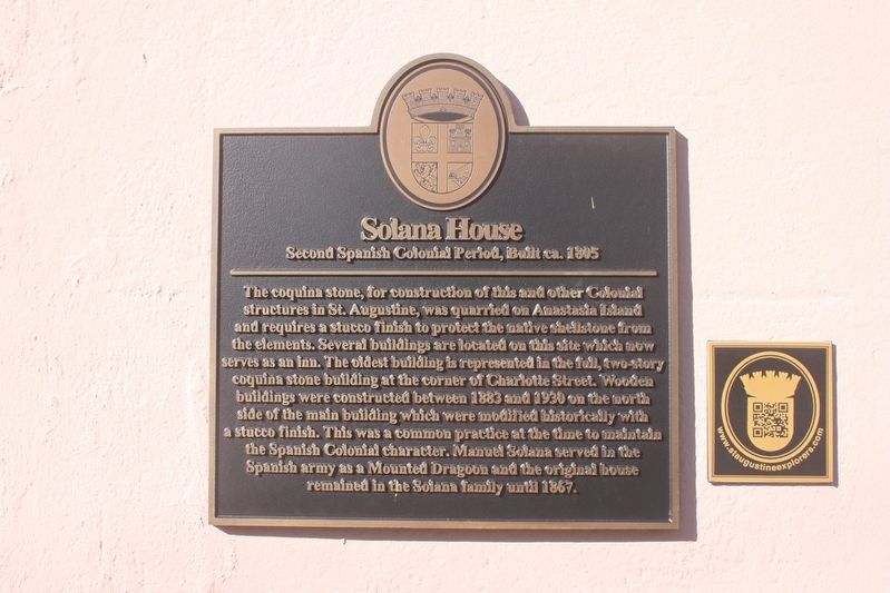 Solana House Marker. Click for full size. Solana House Marker image. Click for full size.