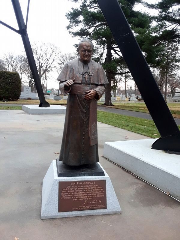 Statue of Pope John Paul II. Click for full size. Statue of Pope John Paul II image. Click for full size.