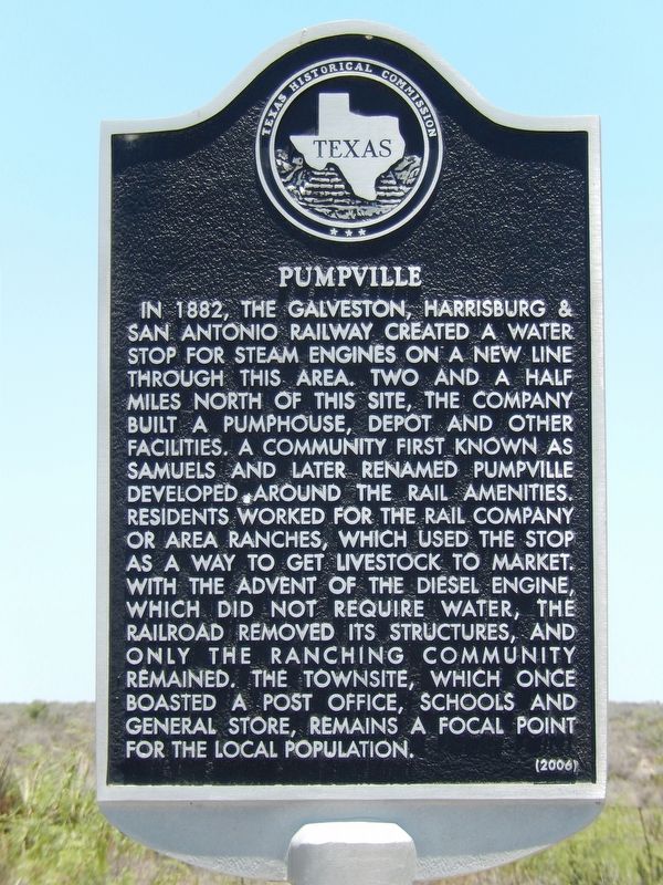 Pumpville Marker image. Click for full size.