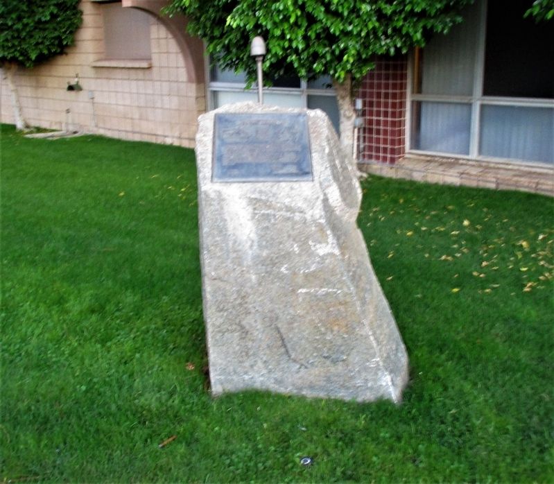 The Original Site of the Desert Mission Marker. Click for full size. The Original Site of the Desert Mission Marker image. Click for full size.