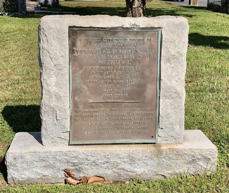 The Order of the Knights of Peter Claver Monument. Click for full size. The Order of the Knights of Peter Claver Monument image. Click for full size.