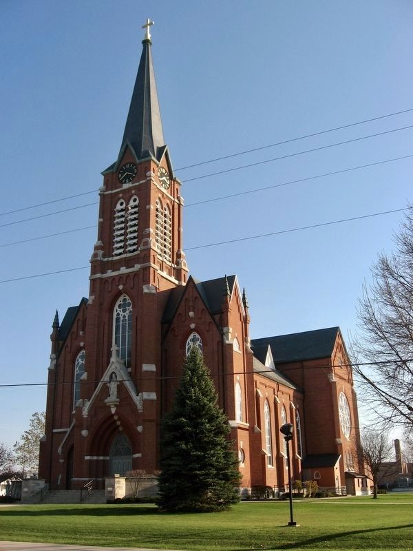 Saint Henry Catholic Church - Front View. Click for full size. Saint Henry Catholic Church - Front View image. Click for full size.