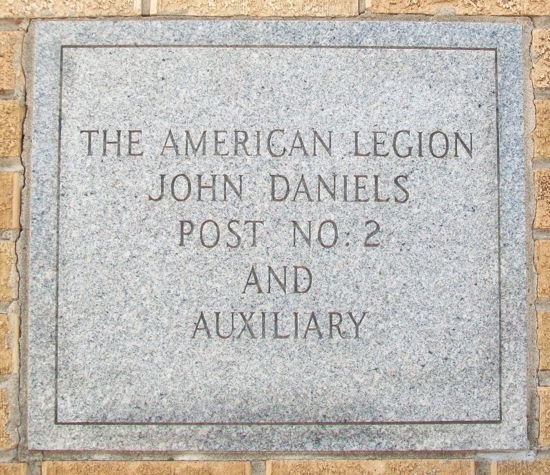 Veterans Building Marker. Click for full size. Veterans Building Marker image. Click for full size.