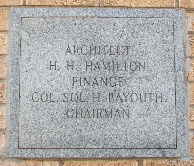 Veterans Building Marker. Click for full size. Veterans Building Marker image. Click for full size.