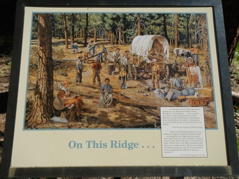 On This Ridge... Marker image. Click for full size.