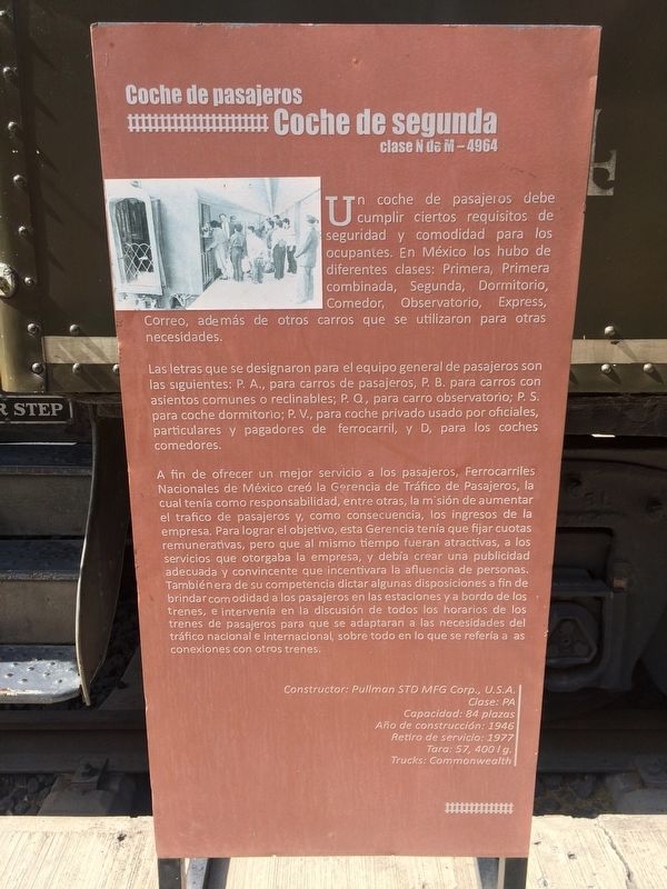 Passenger Car Marker. Click for full size. Passenger Car Marker image. Click for full size.