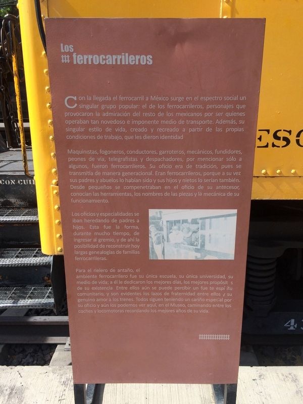 An additional nearby marker on 'The Railroad Men' image. Click for full size.