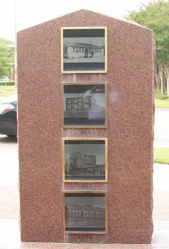 Booker T. Washington High School Marker (back) image. Click for full size.