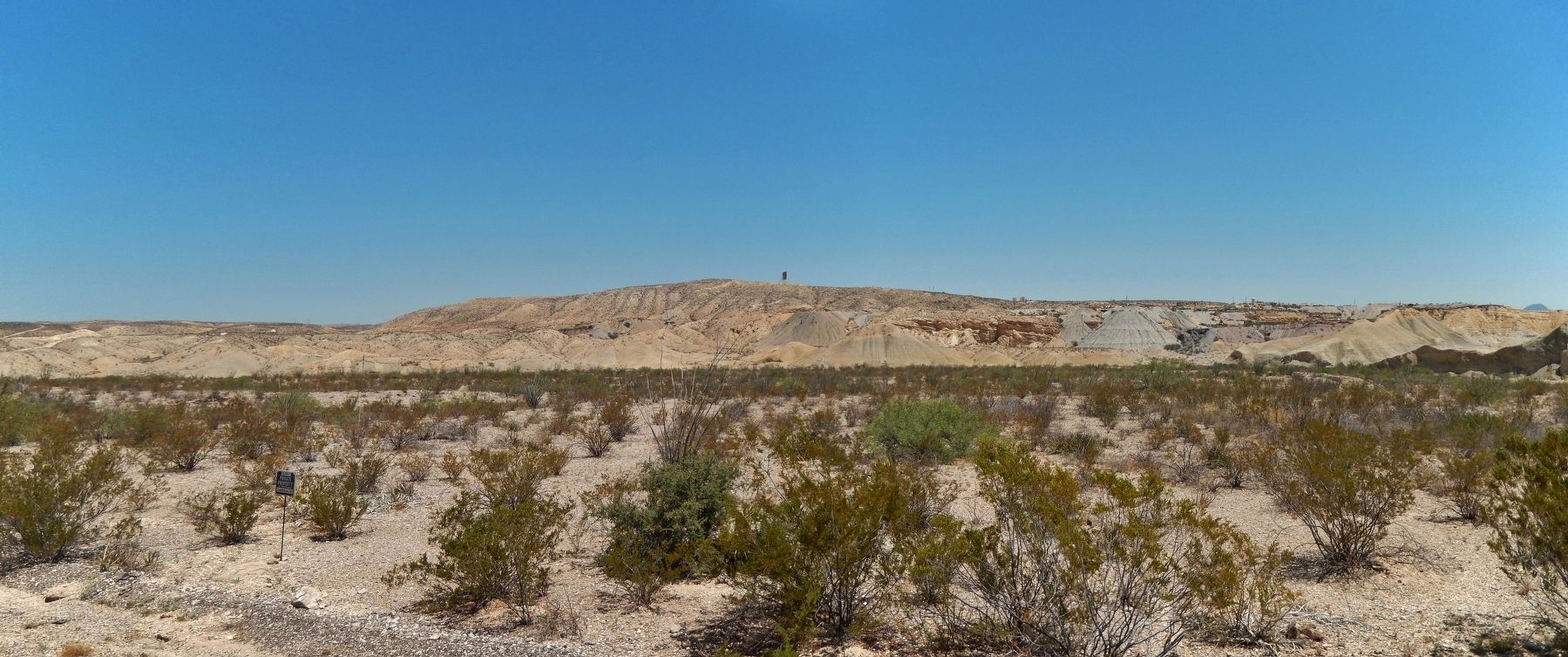 Terlingua Landscape (<i>view from marker</i>) image. Click for full size.