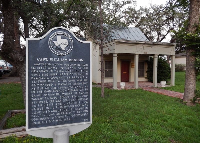 Capt. William Benson Marker (<i>wide view</i>) image. Click for full size.