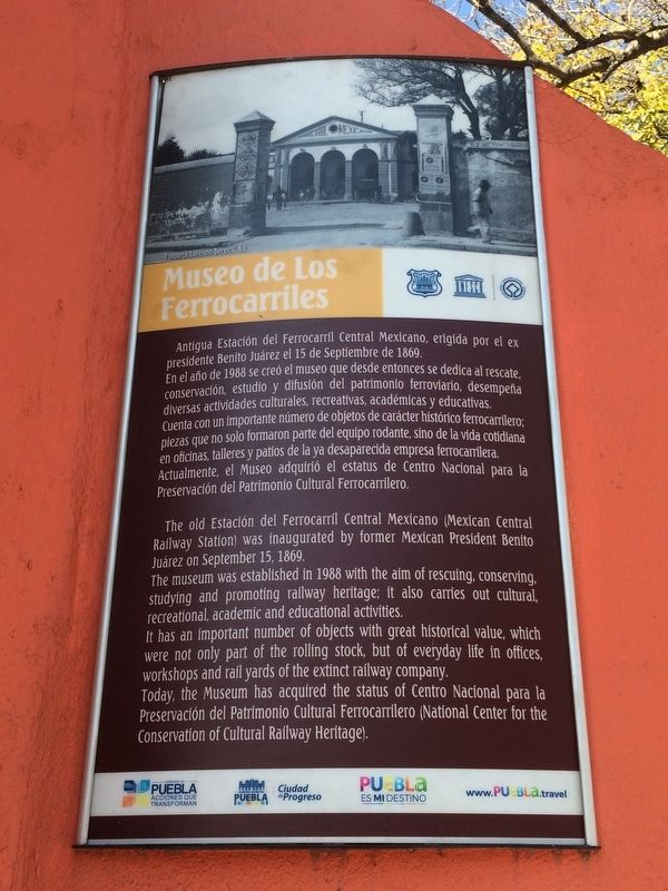 The Railroad Museum Marker. Click for full size. The Railroad Museum Marker image. Click for full size.