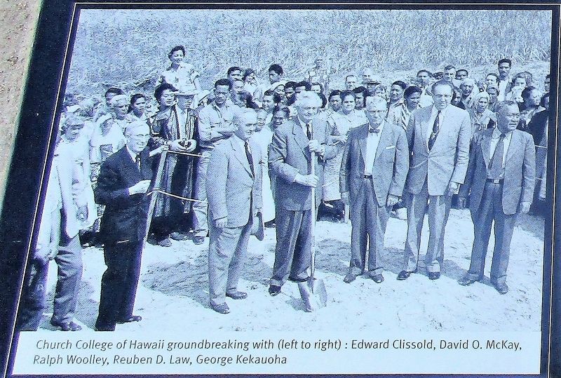 Breaking Ground with a Vision Marker. Click for full size. Breaking Ground with a Vision Marker image. Click for full size.
