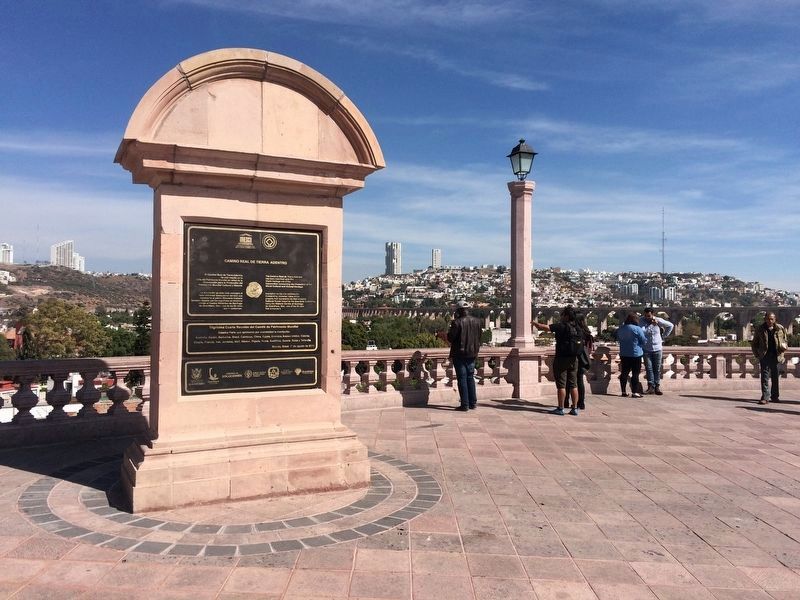 El Camino Real de Tierra Adentro Marker. Click for full size. El Camino Real de Tierra Adentro Marker image. Click for full size.