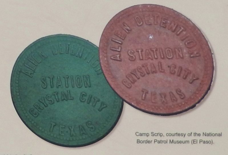 Marker detail: Camp scrip tokens. Click for full size. Marker detail: Camp scrip tokens image. Click for full size.
