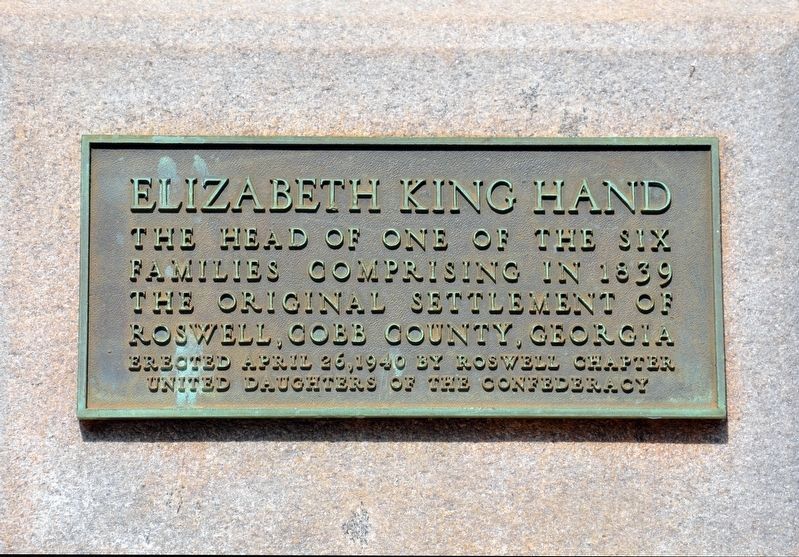 Elizabeth King Hand Marker image. Click for full size.