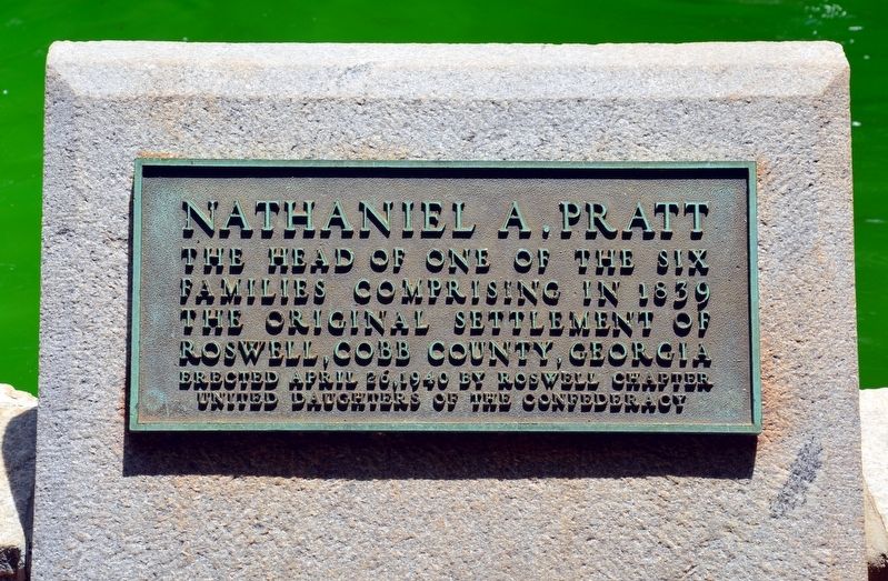 Nathaniel A. Pratt Marker image. Click for full size.