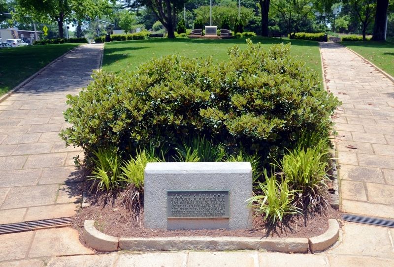 James S. Bulloch Marker. Click for full size. James S. Bulloch Marker image. Click for full size.