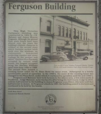 Ferguson Building Marker image. Click for full size.