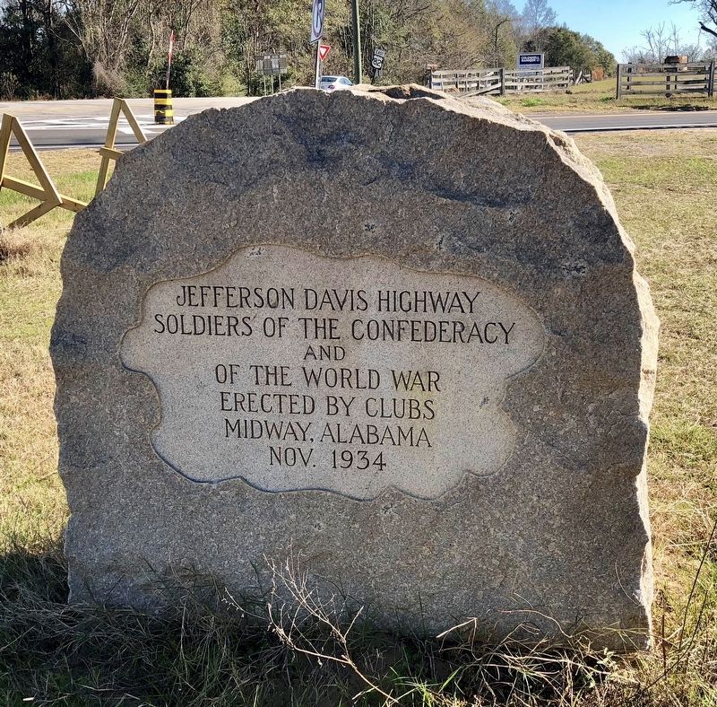 Jefferson Davis Highway Marker image. Click for full size.
