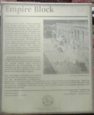 The Empire Block Marker image. Click for full size.