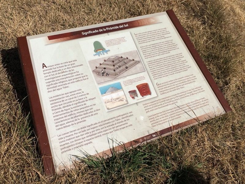 The Meaning of the Pyramid of the Sun Marker. Click for full size. The Meaning of the Pyramid of the Sun Marker image. Click for full size.