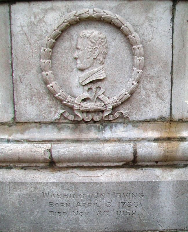 Washington Irving Monument. Click for full size. Washington Irving Monument image. Click for full size.