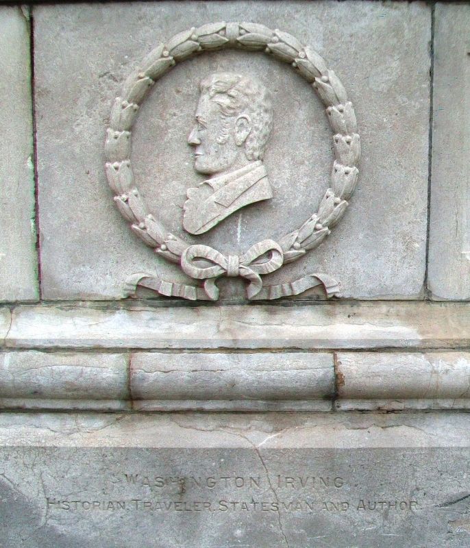 Washington Irving Monument. Click for full size. Washington Irving Monument image. Click for full size.