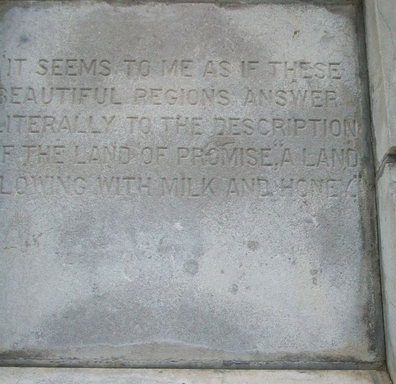 Washington Irving Monument Detail. Click for full size. Washington Irving Monument Detail image. Click for full size.