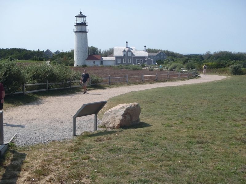 The marker and Lighthouse. Click for full size. The marker and Lighthouse image. Click for full size.
