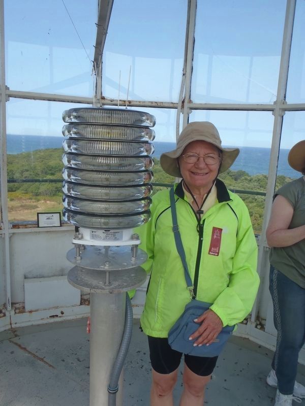 The new LED Beacon is visible for 18 nautical miles.. Click for full size. The new LED Beacon is visible for 18 nautical miles. image. Click for full size.