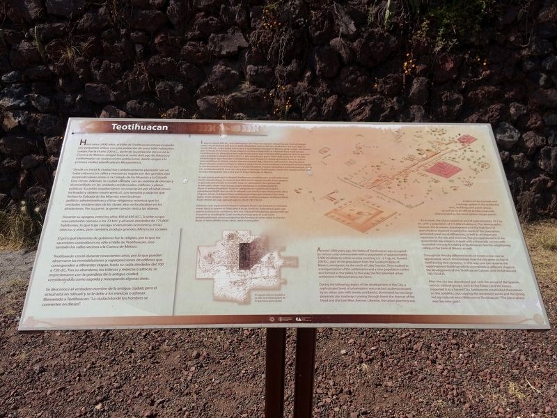 Teotihuacan Marker. Click for full size. Teotihuacan Marker image. Click for full size.