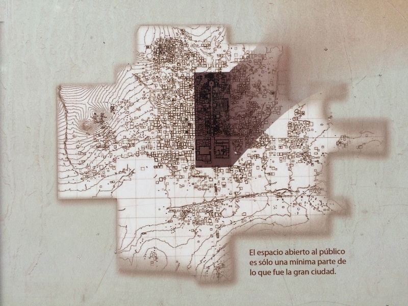 An illustration of the area open to the public at Teotihuacan. Click for full size. An illustration of the area open to the public at Teotihuacan image. Click for full size.